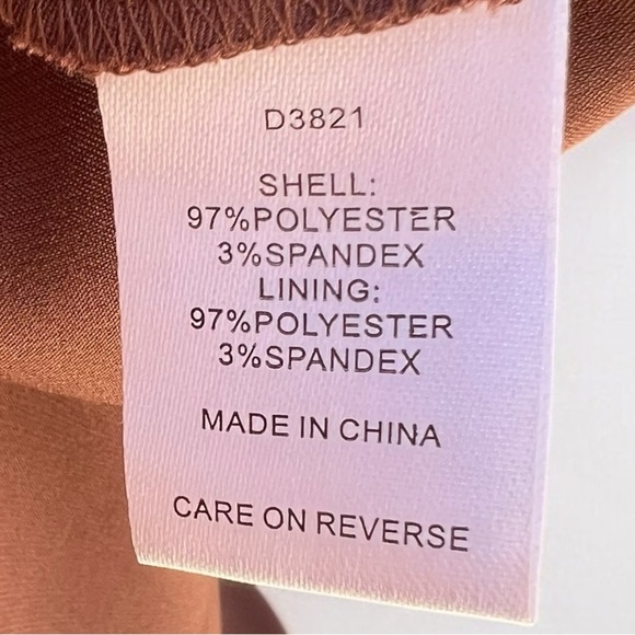 🌻ALEXIA ADMOR V-neck Puff Sleeve Midi Dress In Brown Size 12 | Excellent Cond. - Picture 10 of 11